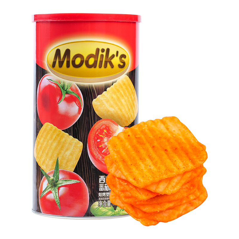 Modik's西式传统番茄味薯片 108g/罐 2罐装 108g*2罐